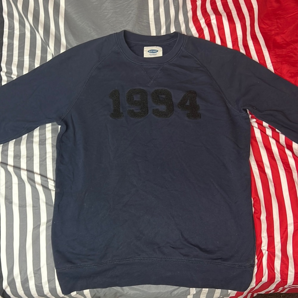 Mens Navy Blue “Old Navy” Vintage Crewneck